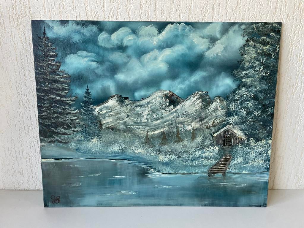 Schilderij Het Vergeten Meer Gerda Slingerland, Antiek en Kunst, Ophalen