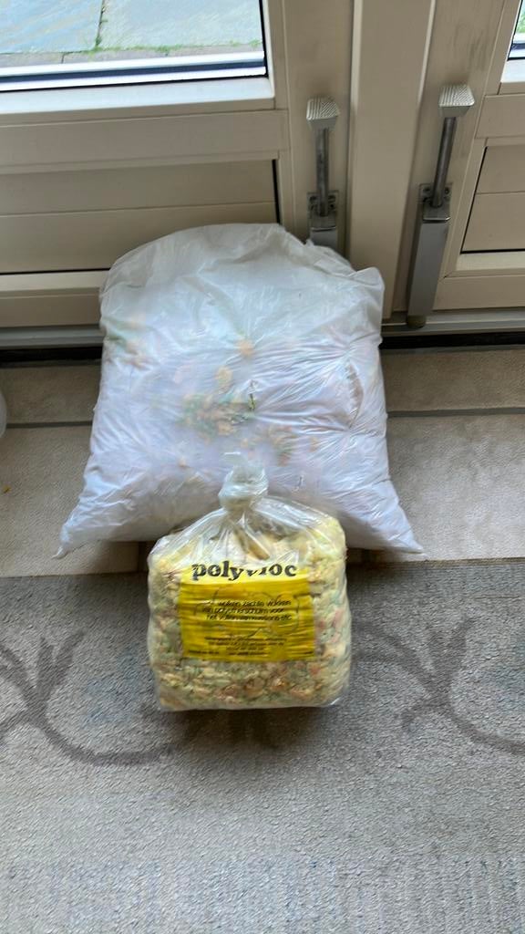 Schuimrubber vlokken, Ophalen, Nieuw