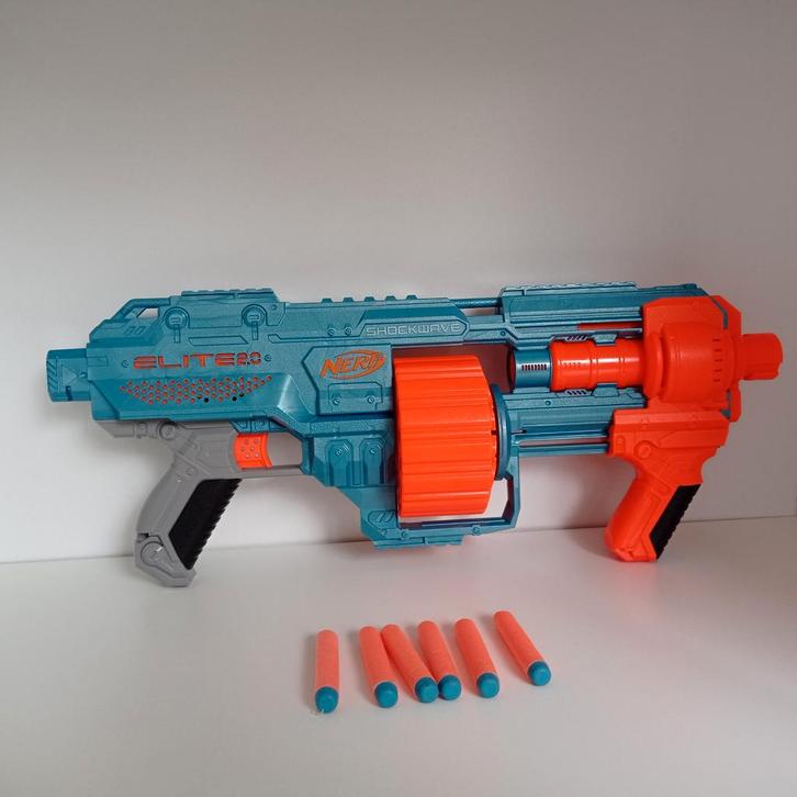 Nerf Elite 2.0 shockwave gun / pistool, Kinderen en Baby's, Speelgoed | Buiten | Actiespeelgoed, Gebruikt, Ophalen of Verzenden
