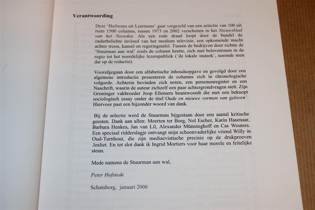 Een Heilwens uit Leermens — Gesigneerd, Zeldzaam, Ophalen of Verzenden, Gelezen