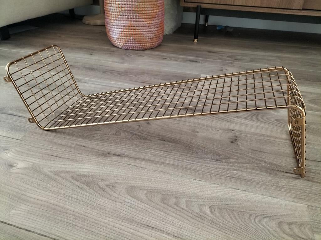 Ikea Svenshult goudkleurige wandplank  Alleen af te halen, Ophalen, Zo goed als nieuw