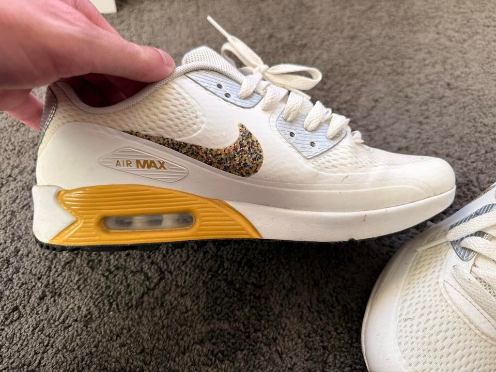 Nike Air Max 90 Golf - PGA Championship Tulsa EU42, Ophalen of Verzenden, Zo goed als nieuw, Wit, Sneakers of Gympen