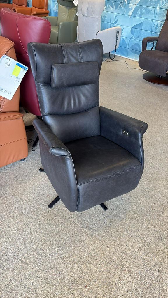 Prominent sta op stoel relax fauteuil gratis bezorging, Ophalen of Verzenden, Zo goed als nieuw, Leer, Ruim 100 fauteuils in alle maten en kleuren