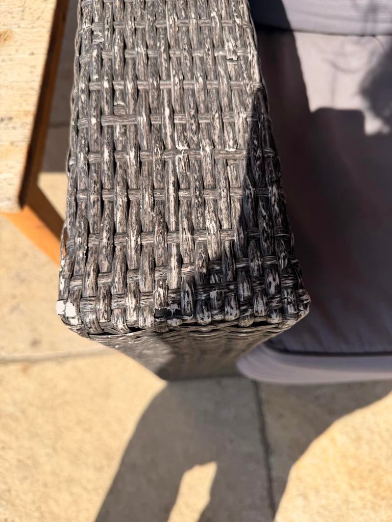 Gratis comfortabele Wicker Tuinstoelen met Kussens (2 stuks), Tuin en Terras, Tuinstoelen, Ophalen, Gebruikt, Wicker