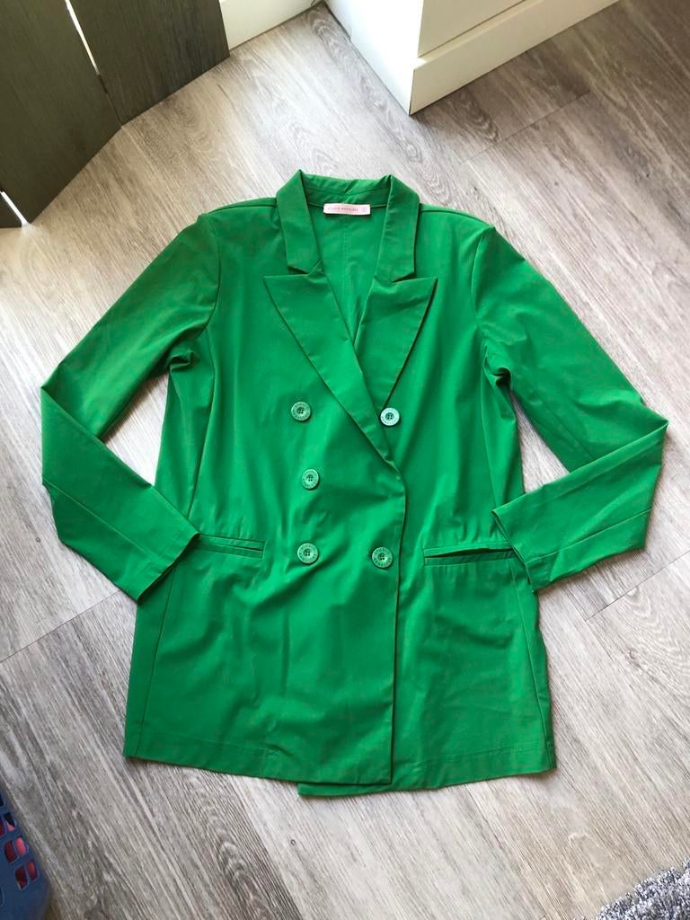Studio Anneloes blazer groen maat S, Kleding | Dames, Jasjes, Kostuums en Pakken, Nieuw, Ophalen of Verzenden, Jasje, Maat 36 (S)