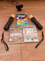 Playstation Move set met 3 spellen (PS3), Muziek, Gebruikt, Eén computer, Ophalen of Verzenden