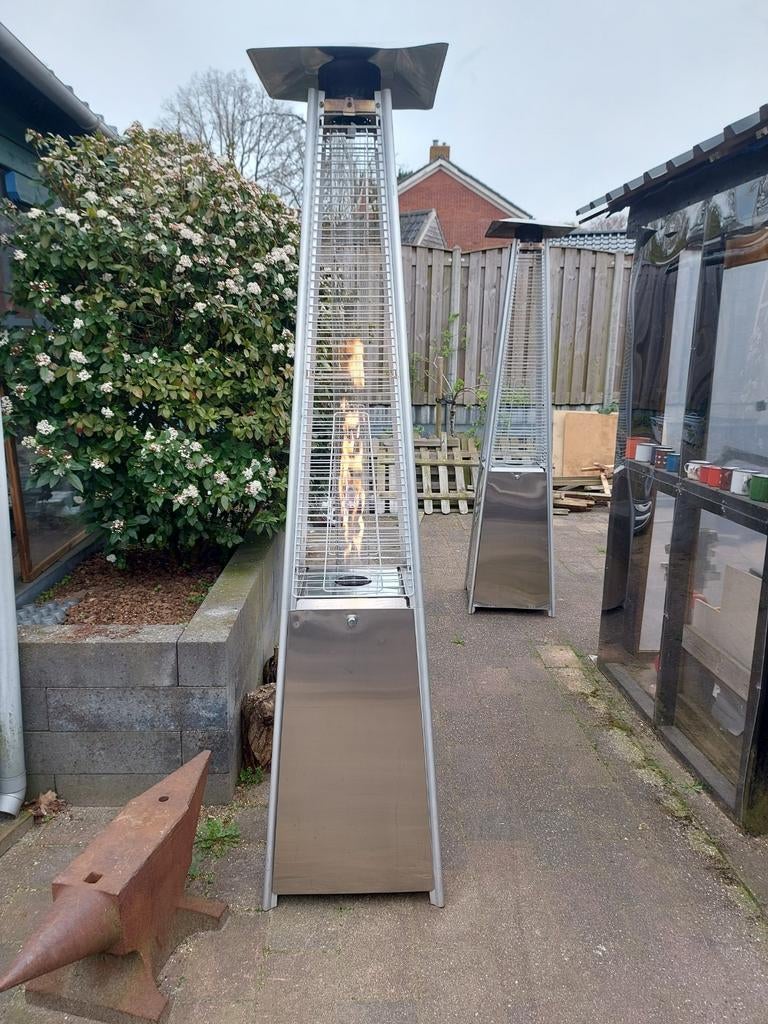 2 Terrashaarden - Sfeervolle Warmte voor Buiten, Ophalen, Gebruikt, Gas, Vloer