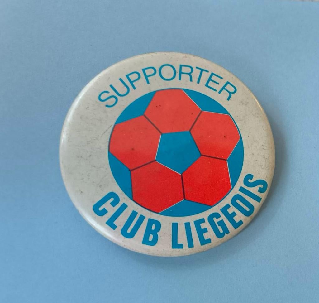 Button Supporter Club Liegeois, Ophalen of Verzenden, Zo goed als nieuw, Sport, Button