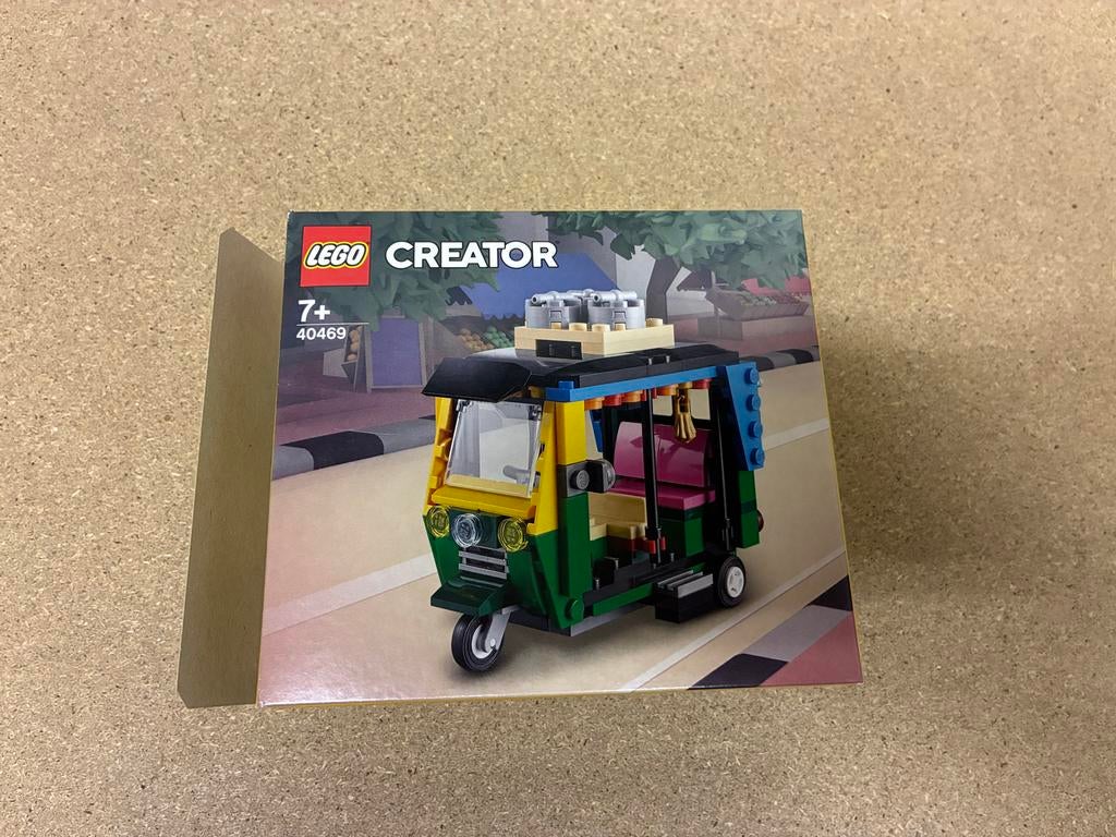 Lege doos LEGO Creator 40469 Tuk Tuk - Zonder inhoud, Ophalen of Verzenden, Gebruikt, Losse stenen, Lego