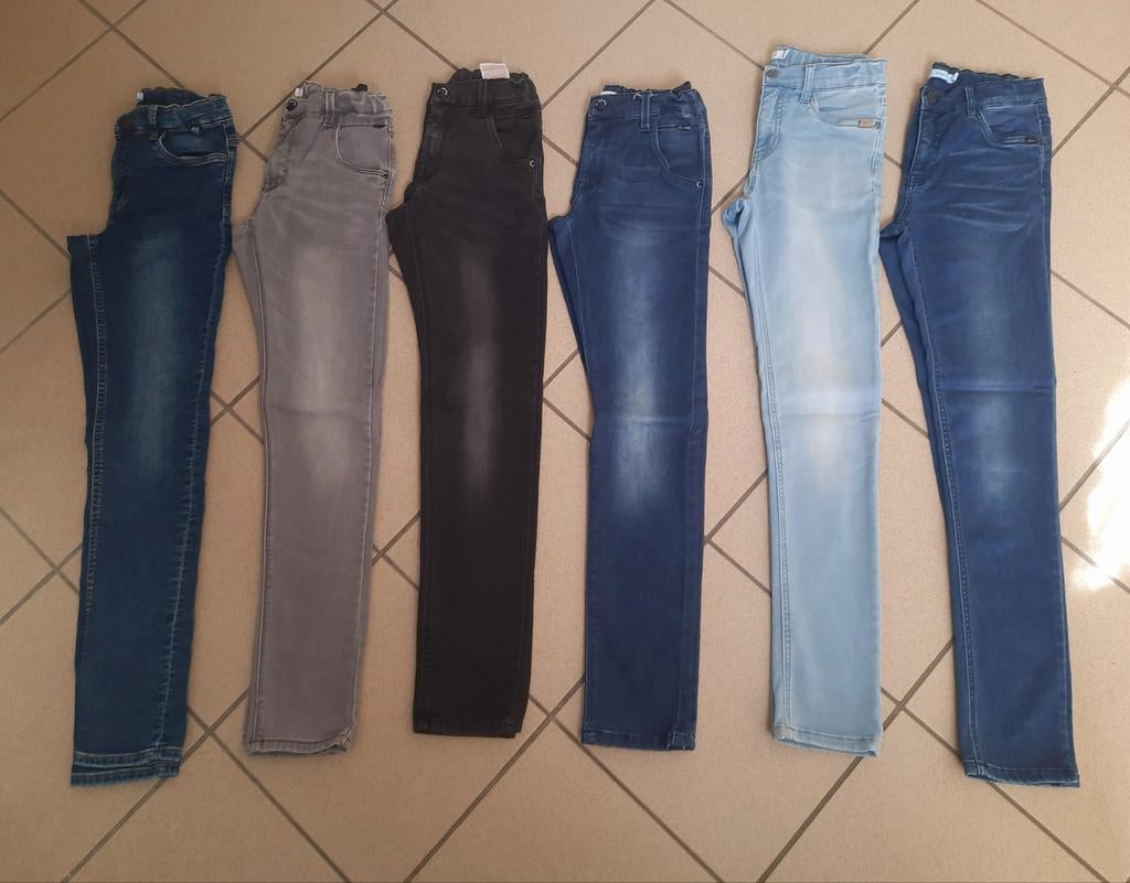 6 Name it spijkerbroeken maat 158, Kinderen en Baby's, Kinderkleding | Maat 110, Broek, Gebruikt, Ophalen of Verzenden, Jongen