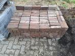 Gebakken dikformaat klinkers rood-bruin, Tuin en Terras, Ophalen, Gebruikt, Keramiek, Klinkers