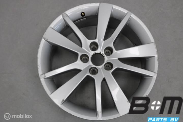 1 losse 17 inch lichtmetalen velg Skoda Rapid 5JA601025AG, Gebruikt, Velg(en)