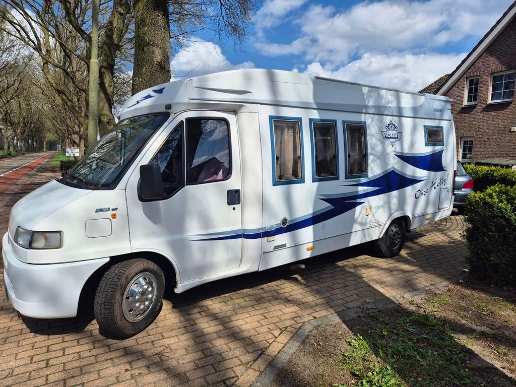 Hobby 600 camper met nieuwe APK, Caravans en Kamperen, Campers, Hobby, Treinzit, Diesel, Particulier