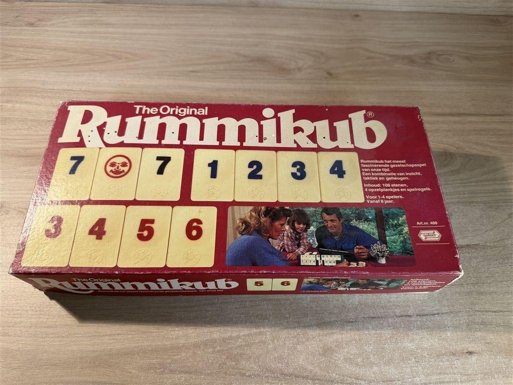 rummikub grote rode doos - s6535, Verzenden, Zo goed als nieuw