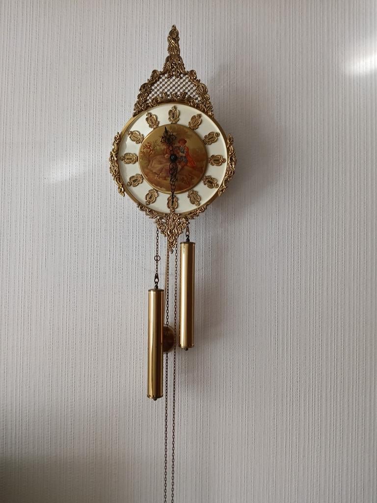 Mooie  vintage wandklok, Ophalen of Verzenden