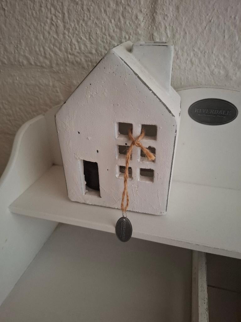 Nieuw riverdale huisje, Huis en Inrichting, Ophalen of Verzenden, Nieuw, Wit, Steen/keramiek