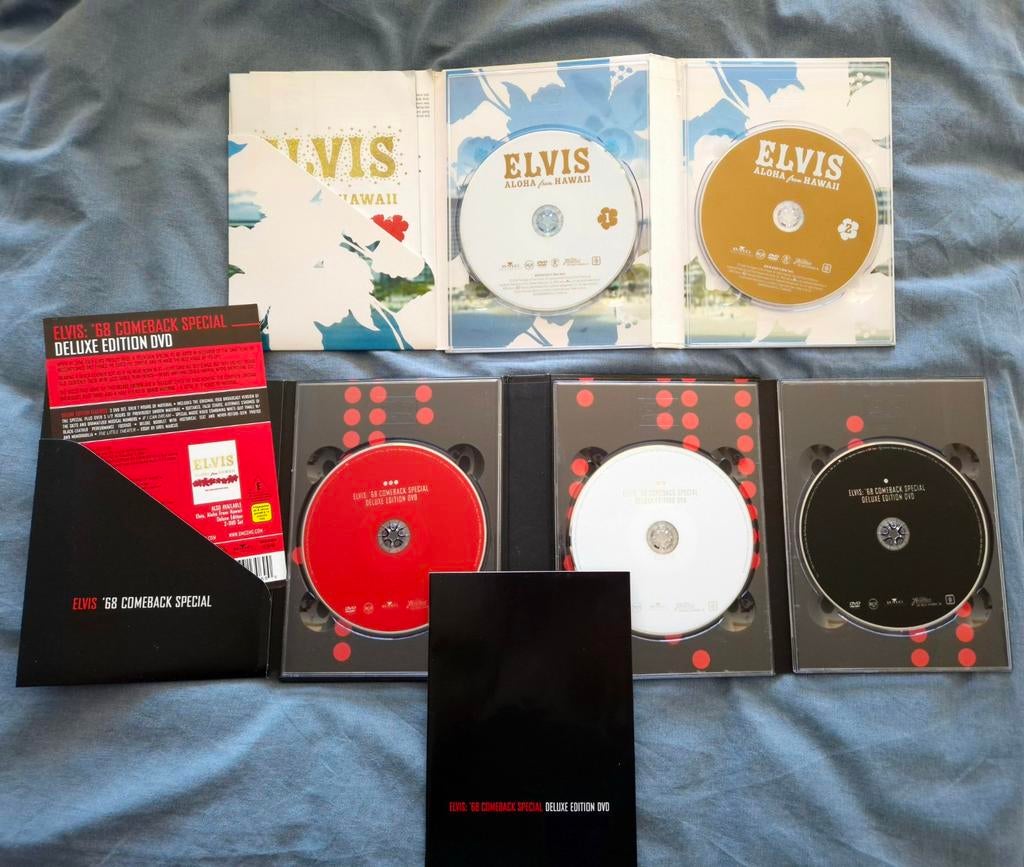 Elvis Presley 4 dvd's waarvan 2 boxsets, Alle leeftijden, Boxset, Muziek en Concerten, Ophalen of Verzenden