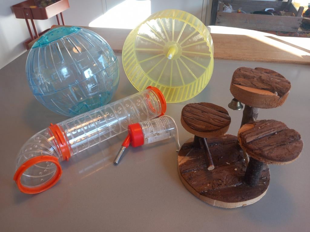 Hamster toebehoren, Ophalen, Gebruikt