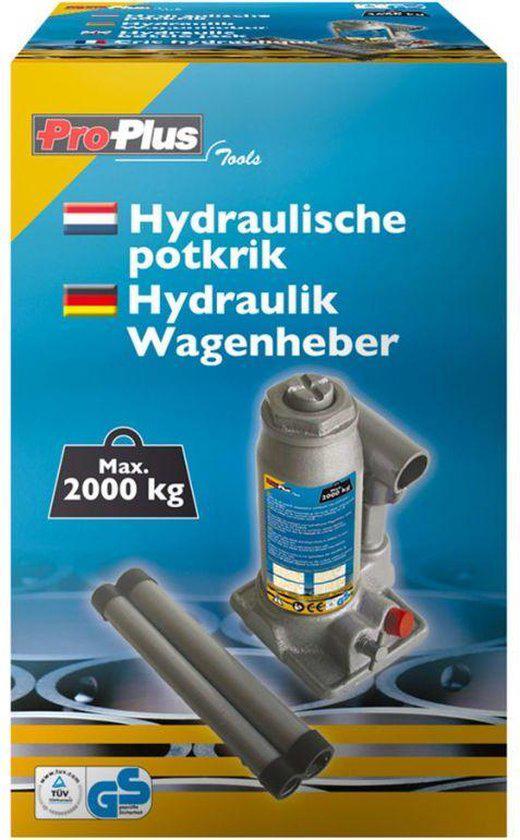 ProPlus hydraulische potkrik 2000 kg (2 ton) nieuw in doos, Auto diversen, Krikken, Ophalen of Verzenden, Nieuw, Hydraulisch, Potkrik