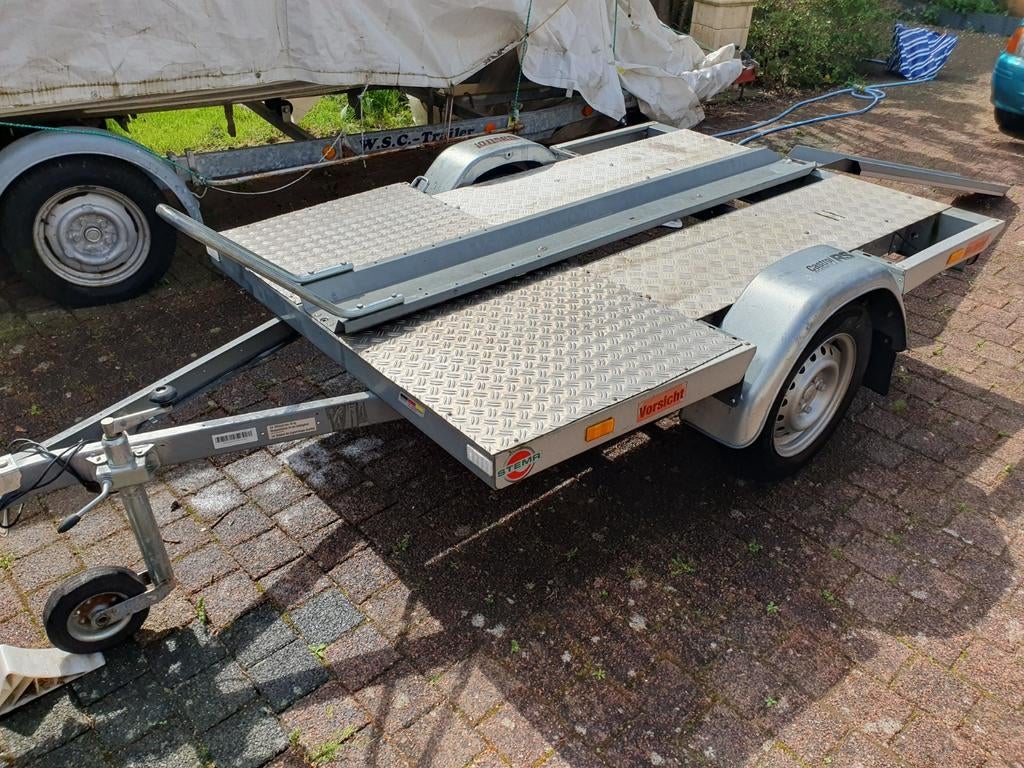 Zgan motor aanhanger., Auto diversen, Aanhangers en Bagagewagens, Ophalen, Zo goed als nieuw