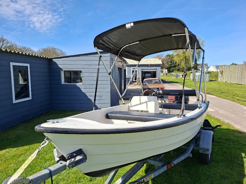 Console boot wizard 390 inclusief trailer., Ophalen, Gebruikt, Tot 10 pk, 3 tot 6 meter