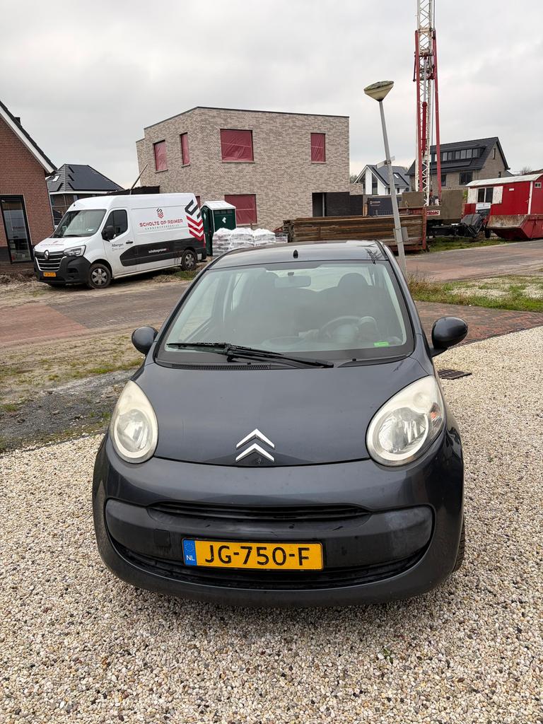 Citroën C1 1.0 3-DRS 2007 Grijs, Auto's, Voorwielaandrijving, Stof, 4 stoelen, C1