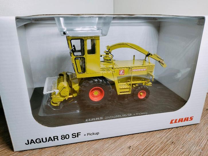Te koop UH Claas Jaguar 80 SF met graspickup gelimiteerd ., Hobby en Vrije tijd, Modelauto's | 1:32, Nieuw, Tractor of Landbouw