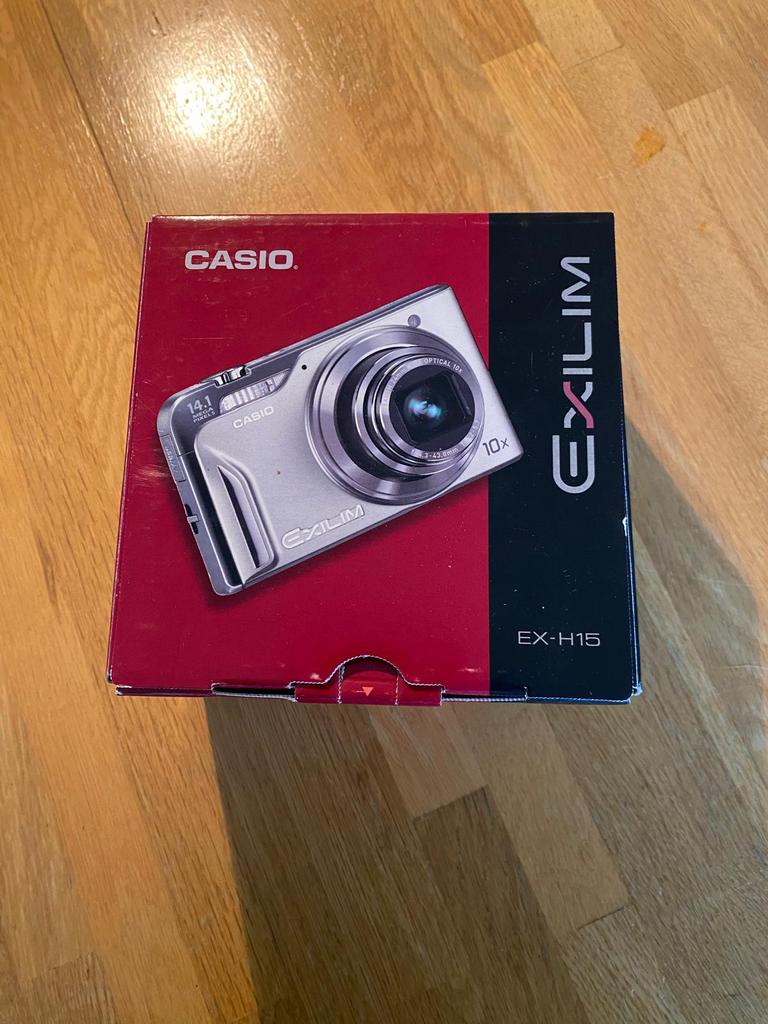 Casio Exilim EX-H15 digitale fotocamera, 14 Megapixel, Verzenden, Compact, Zo goed als nieuw