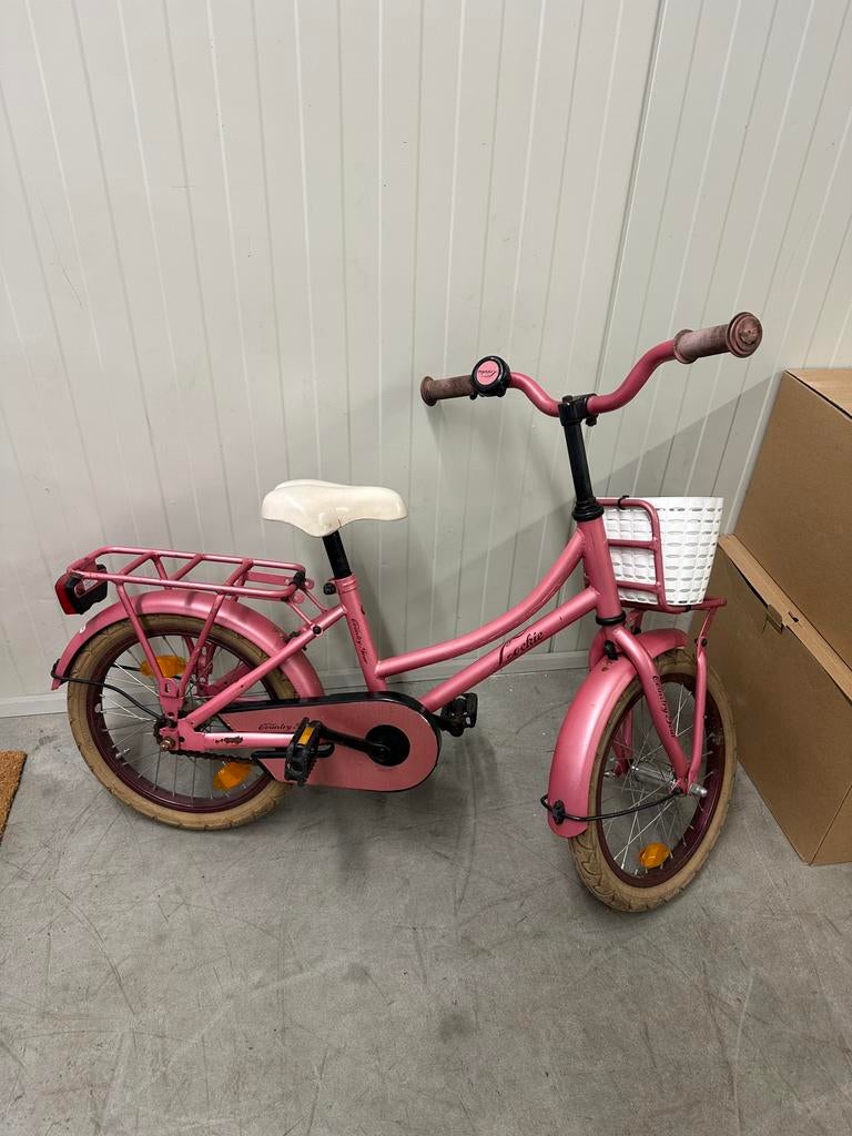Loekie 16”inch meisjesfiets kinderfiets, Fietsen en Brommers, Fietsen | Meisjes, Ophalen of Verzenden, Gebruikt, 16 inch