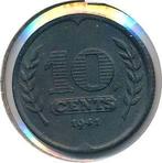 Nederland, 10 cent 1941 Zink, Postzegels en Munten, Munten | Nederland, Ophalen of Verzenden, Koningin Wilhelmina, 10 cent, Losse munt