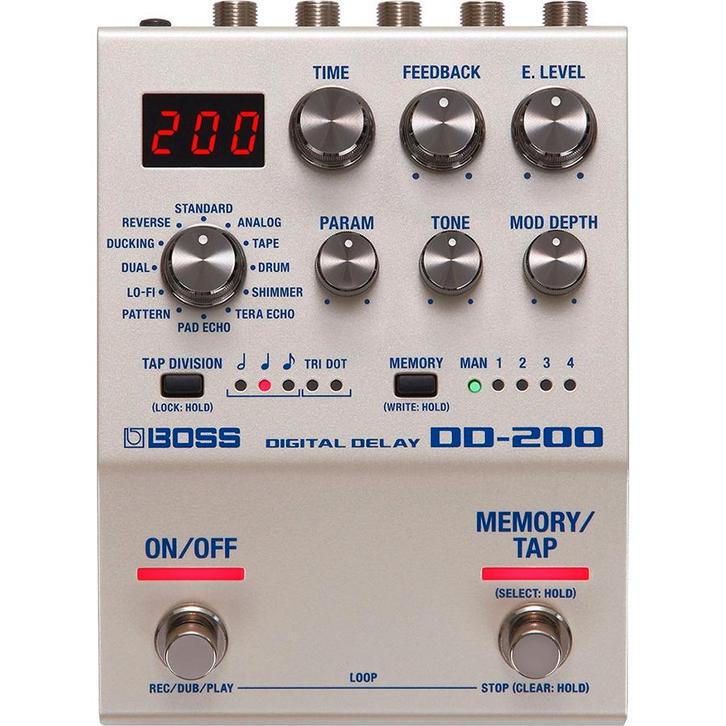 Boss DD-200 - Ocassion, Muziek en Instrumenten, Effecten, Zo goed als nieuw, Delay of Echo, Verzenden
