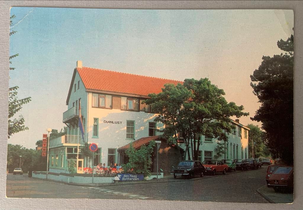 Familie Hotel "Duinlust" Noordwijk aan Zee, Ophalen of Verzenden, 1960 tot 1980, Ongelopen, Zuid-Holland