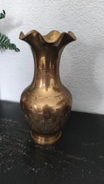 Vintage vaas koper 26 cm, Overige materialen, Gebruikt, Overige kleuren, Ophalen of Verzenden