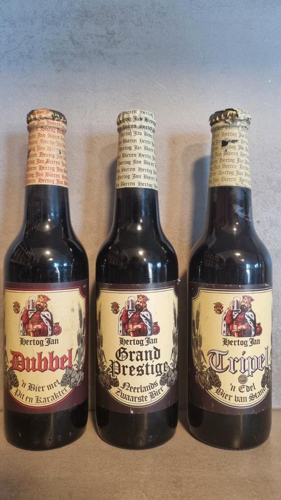 3x Hertog Jan - Arcense SBB, Arcen - Dub & Trip '90, GP '91, Verzamelen, Biermerken, Zo goed als nieuw, Flesje(s), Hertog Jan