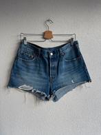 Levi’s 501 blauw denim short, Levi's, Blauw, Ophalen of Verzenden, Zo goed als nieuw