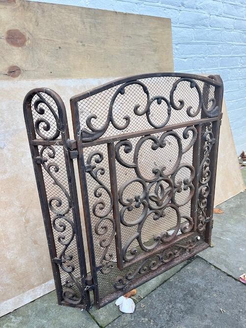 Fraai haardscherm / spatscherm open haard te koop, Ophalen, Gebruikt, Vrijstaande haard, Overige soorten