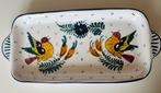 Handgemaakte geglazuurde keramische schaal met vogeltjes, Ophalen of Verzenden