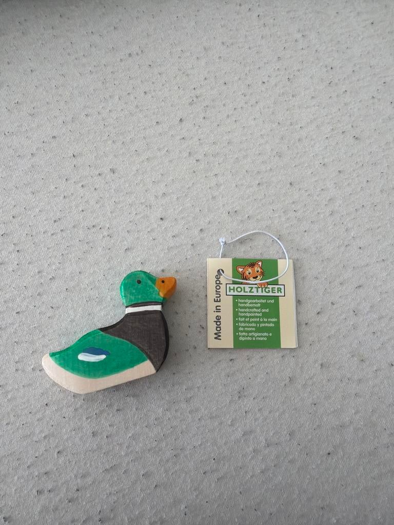 Holztiger eend beeldje, Ophalen of Verzenden, Nieuw, Jongen of Meisje