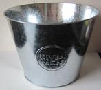 metalen emmer - prullenbakje van Nivea, Ophalen of Verzenden, Zo goed als nieuw, Metaal, Minder dan 50 cm