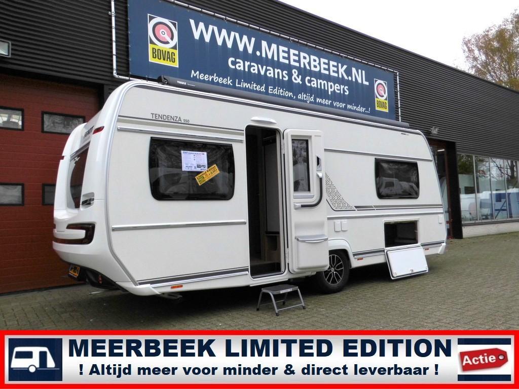 Fendt Tendenza 550 SG +MOVER +AIRCO +LUIFEL +FIETSENREK, Schokbreker, Rondzit, Fendt, Overige typen