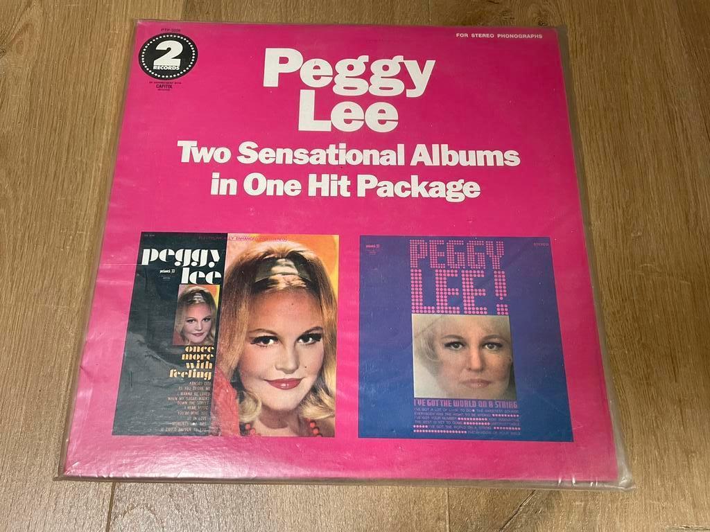 Peggy Lee Two Sensational Albums, Cd's en Dvd's, 1960 tot 1980, Ophalen of Verzenden, Zo goed als nieuw, 12 inch