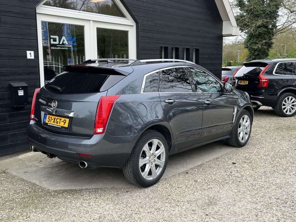 Cadillac SRX 3.0 V6 AWD Sports Luxury Aut/Ecc/Leer/Navi/Pano, Auto's, Cadillac, Automaat, Euro 5, Zwart, Leder
