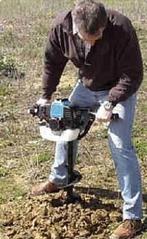 Actie Motor- grondboor 3 Pk incl. 3 grondboren 100,150,200mm, Ophalen of Verzenden, Nieuw, Hout, Tuinhek