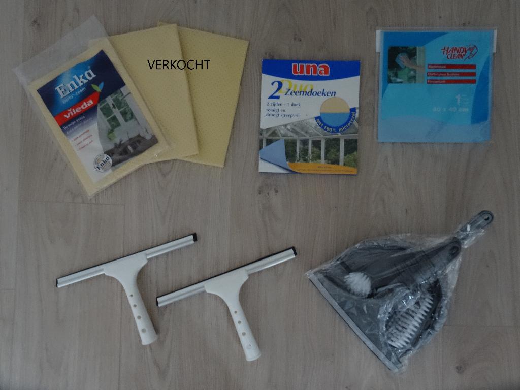 HG glazenwasser, ruitendoeken, raamwissers,schoonmaakset, nw, Ophalen of Verzenden, Schoonmaakmiddel
