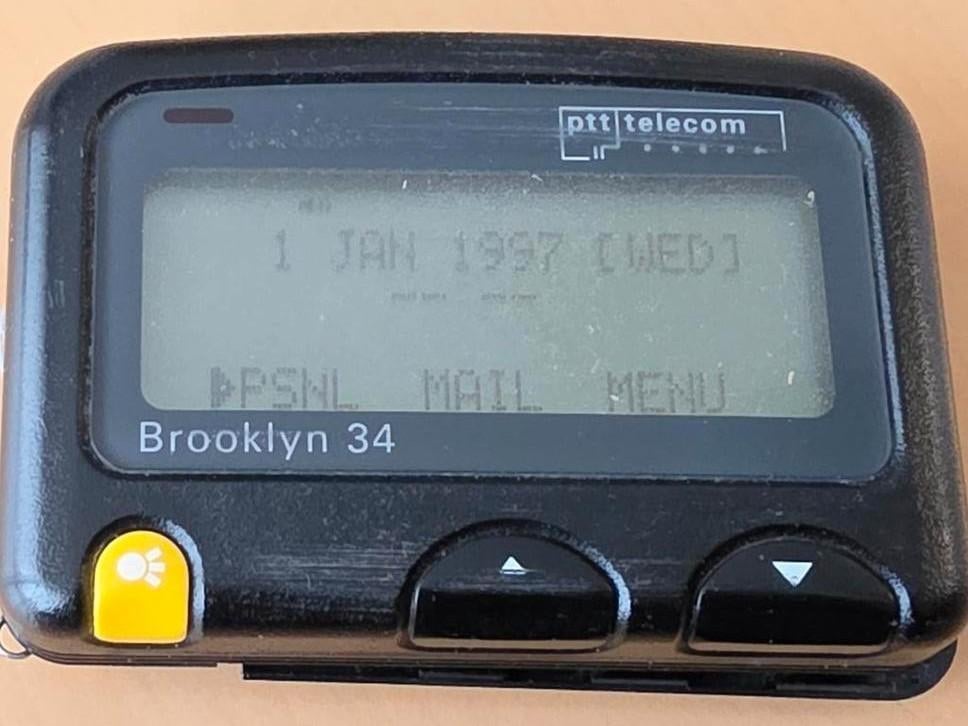 PTT Telecom Brooklyn 34 Pager Semafoon Pieper 1998, Ophalen of Verzenden