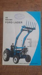 Oude folder De nieuwe FORD LADER, VOORLADER tractor trekker, Ophalen of Verzenden, Zo goed als nieuw