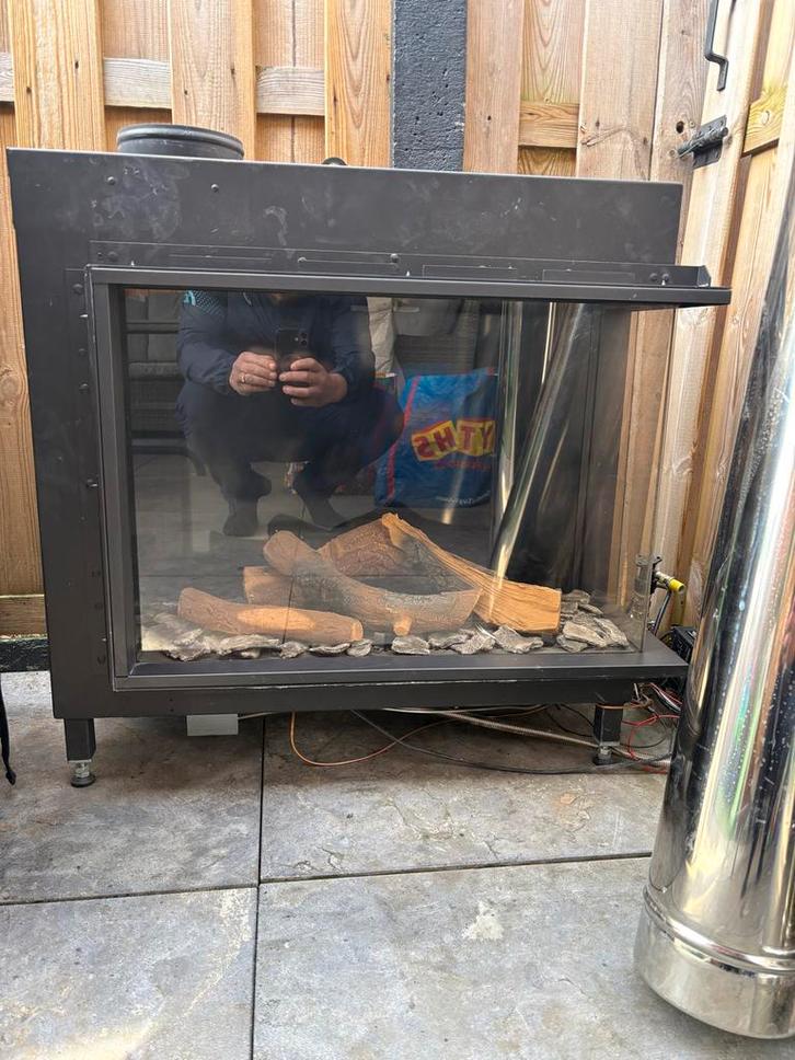 Gashaard met toebehoren - zsm ophalen!, Huis en Inrichting, Haarden, Gebruikt, Gashaard, Ophalen of Verzenden