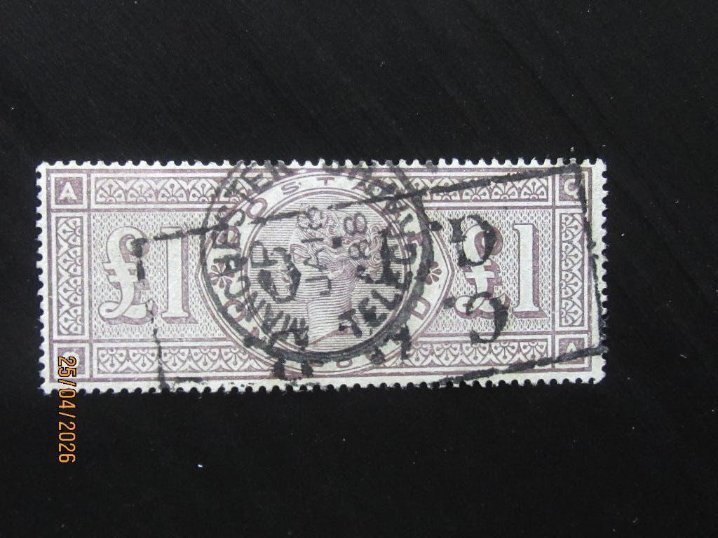 Nico Engeland Mi 85 gestempeld 1884, Ophalen of Verzenden, Buitenland