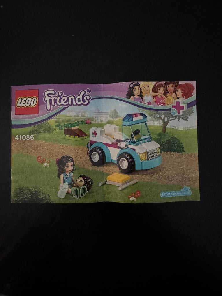 LEGO Friends Dierenambulance - 41086, Ophalen of Verzenden, Zo goed als nieuw