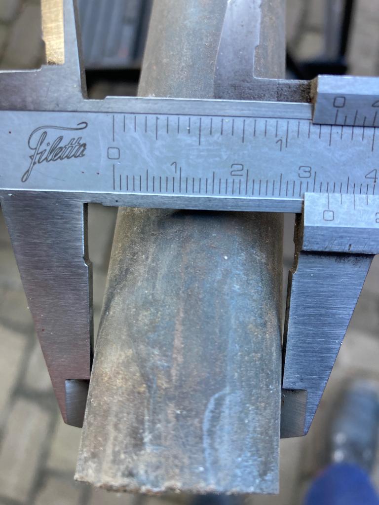 Metalen buis 32mm, Ophalen, Zo goed als nieuw, IJzer